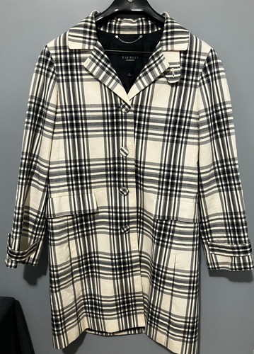 Talbots women plaid trench - talbots,